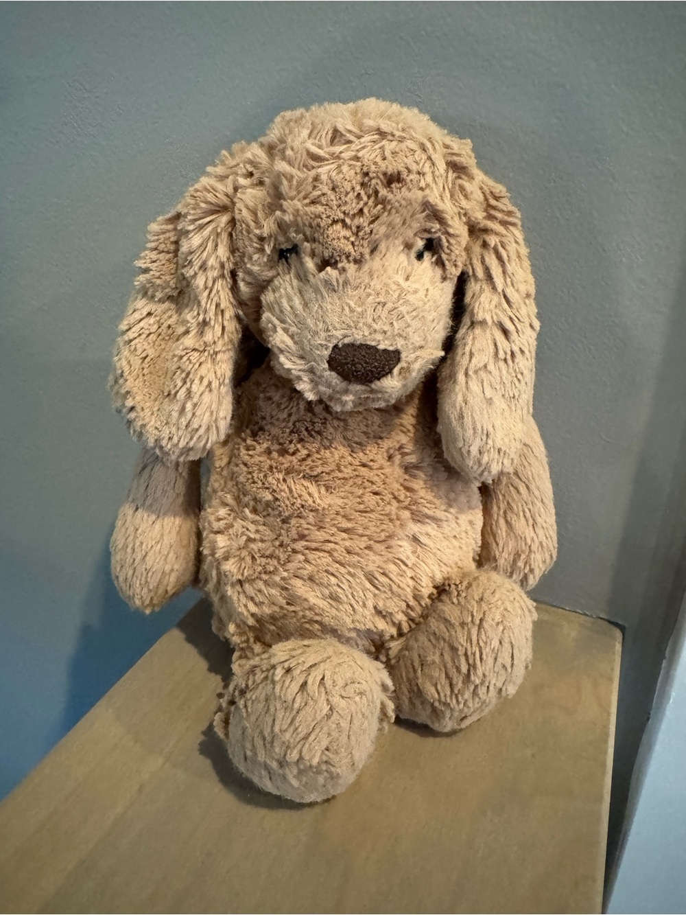 Jellycat Soft Beige Floppy-Eared Plush Dog Toy